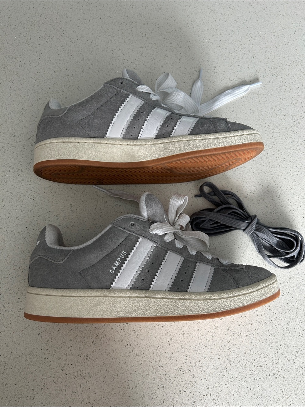 No longer Available Adidas Originals Campus Grey Suede Sneakers | Women’s 8 - Picture 12 of 12